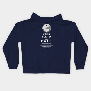 Ostrinauts - Keep Calm and K.A.L.E. (version 2) Kids Hoodie